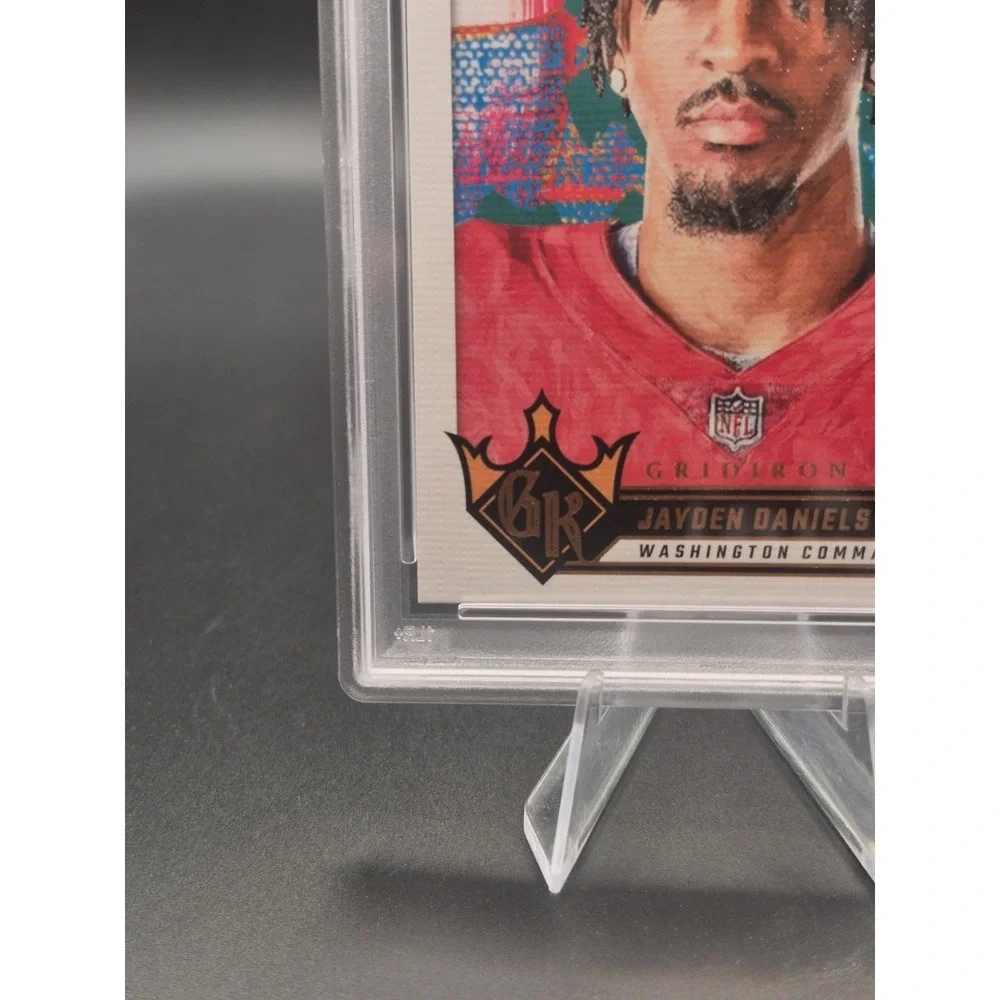 2024 Panini Donruss Jayden Daniels #1 Rookie Gridiron Kings (RC)Commanders PSA 9